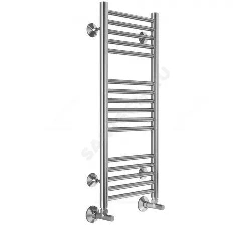 Полотенцесушитель водяной нерж сталь Лесенка (1/2") ВР 300х800мм 16П нижнее подключение Аврора Терминус 4670078529299