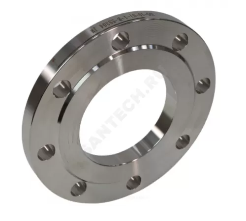 Фланец сталь нержавеющая AISI 304 плоский Ду 350 Ру10 тип 01 ряд 1 исп. B HXCX