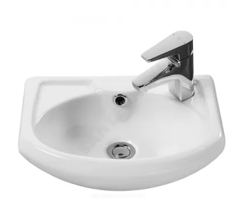 Умывальник мебельный Азов 40 1 отверстие под смеситель справа белый Santek 1.WH11.0.254