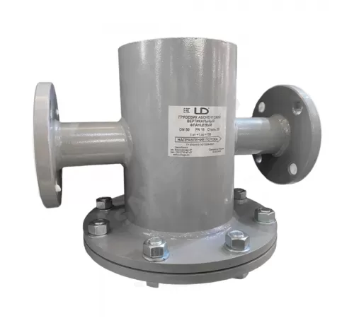 Грязевик вертикальный сталь Ду 100 Ру16 фл ГА.Р.Ф.100.16.2 LD