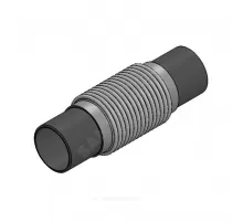 Компенсатор сильфонный осевой б/кожуха сталь нерж DI6340 Ду 25 Ру16 под приварку L=210мм Tecofi DI6340-MVT300025