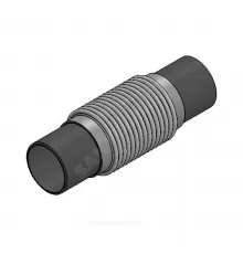 Компенсатор сильфонный осевой б/кожуха сталь нерж DI6340 Ду 100 Ру16 под приварку L=220мм Tecofi DI6340-MVT300100