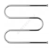 Полотенцесушитель водяной нерж сталь М-образный Ду 25 (1") НР 500х400мм боковое подключение б/к Эко Терминус 4670030724021