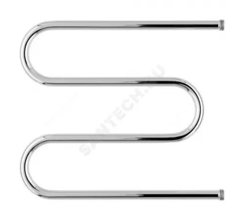 Полотенцесушитель водяной нерж сталь М-образный Ду 25 (1") НР 500х400мм боковое подключение б/к Эко Терминус 4670030724021