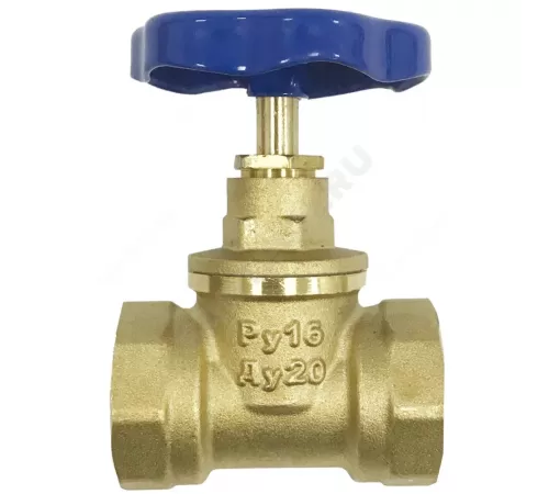 Клапан запорный латунь 15б3р Ду 15 Ру16 ВР прямой SantechSystems