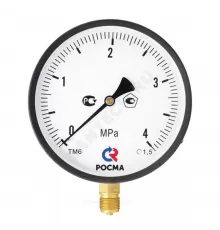 Манометр ТМ-610Р.06 радиальный Дк150мм 0-0,6 МПа кл.1,5 М20х1,5 Росма 00000007655