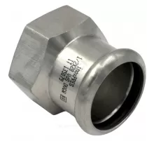 Муфта сталь нерж AISI 316L Дн 15х3/4" Ру16 пресс/ВР Inoxpres RM 190304015