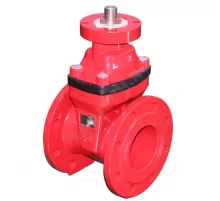 Задвижка чугун 30ч939р 23FGA аналог МЗВ обрезиненный клин Ду 65 Ру10/16 фл под электропривод для систем пожаротушения Benarmo