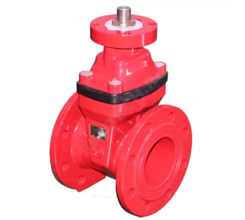 Задвижка чугун 30ч939р 23FGA аналог МЗВ обрезиненный клин Ду 65 Ру10/16 фл под электропривод для систем пожаротушения Benarmo