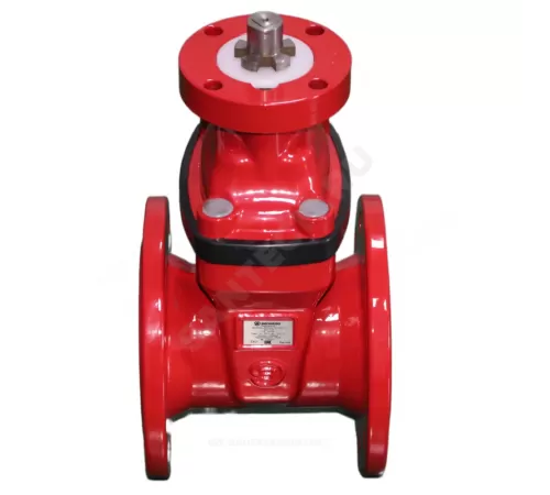 Задвижка чугун 30ч939р 23FGA аналог МЗВ обрезиненный клин Ду 65 Ру10/16 фл под электропривод для систем пожаротушения Benarmo