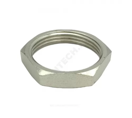Контргайка латунь никель Ду 15 (1/2") ВР SantechSystems