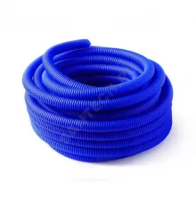 Шланг гофрированный защитный Дн 25 для трубы Дн 16 синий бухта 50м РОС