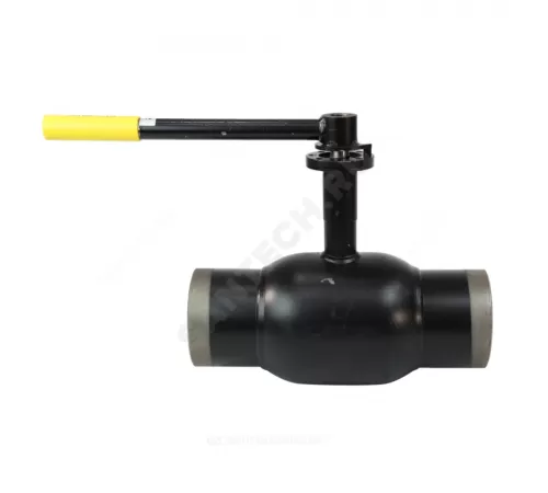 Кран шаровой сталь 09Г2С Ballomax КШТ 61.102 Ду 125 Ру25 п/привар L=390мм под электропривод с рукояткой ISO F07 BROEN КШТ 61.102.125.А.25