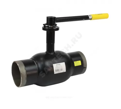 Кран шаровой сталь 09Г2С Ballomax КШТ 61.102 Ду 125 Ру25 п/привар L=390мм под электропривод с рукояткой ISO F07 BROEN КШТ 61.102.125.А.25