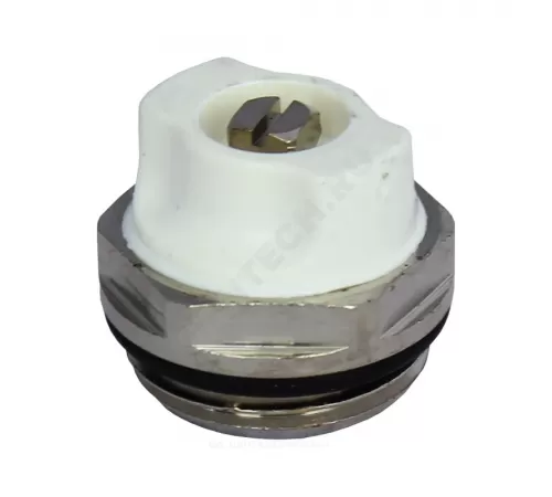 Кран Маевского латунь R90 Ду 15 Ру16 G1/2" НР под отвертку Giacomini R90X003