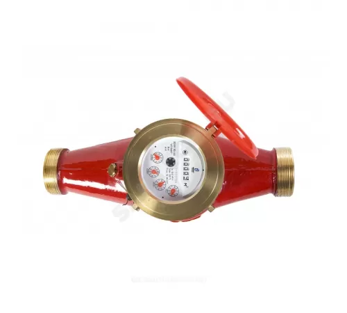 Счётчик г/в и х/в крыльчатый многоструйный Ду 40 Ру16 120С L=300мм резьба В/К IP67 ВСКМ 90 исполнение "Атлант" Декаст 72-40-266