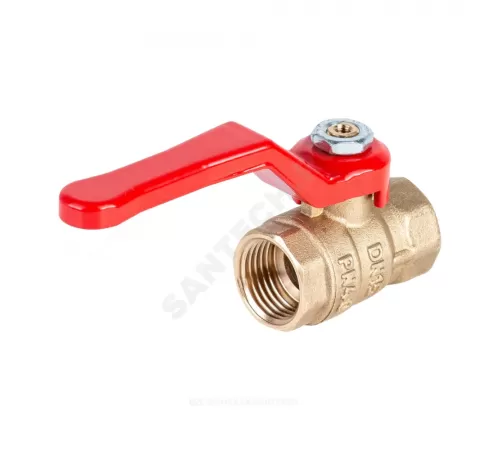 Кран шаровой латунь Стандарт Ду 15 Ру40 ВР полнопроходной рычаг Dist 311Р