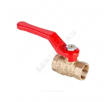 Кран шаровой латунь Стандарт Ду 15 Ру40 ВР полнопроходной рычаг Dist 311Р
