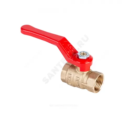 Кран шаровой латунь Стандарт Ду 15 Ру40 ВР полнопроходной рычаг Dist 311Р