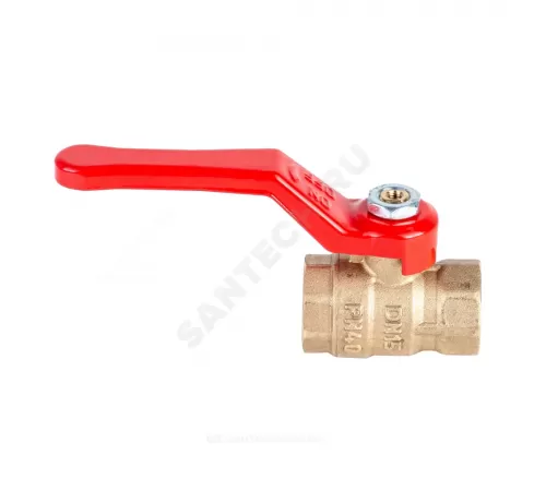 Кран шаровой латунь Стандарт Ду 15 Ру40 ВР полнопроходной рычаг Dist 311Р