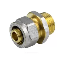 Муфта МП латунь никель обжим Дн 26х1" НР ГОСТ 32415-2013 7001 Aquasfera 7001-06