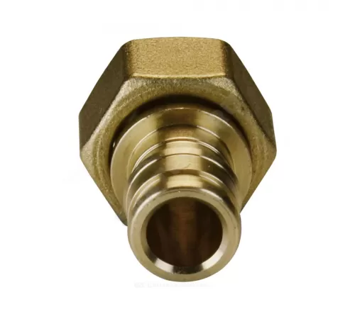 Соединитель для PE-X труб радиальный латунь Дн 20х3/4" под евроконус с накидной гайкой GX179 Giacomini GX179Y054