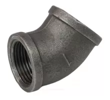 Угольник чугун Ду 32 (1 1/4") ВР/ВР 45гр Fittex PLUS