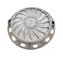 Люк чугун водопроводный (В) Т (тяжелый) С250 круглый m=98кг h=100мм Т(С250)-1-60 ГОСТ 3634-2019