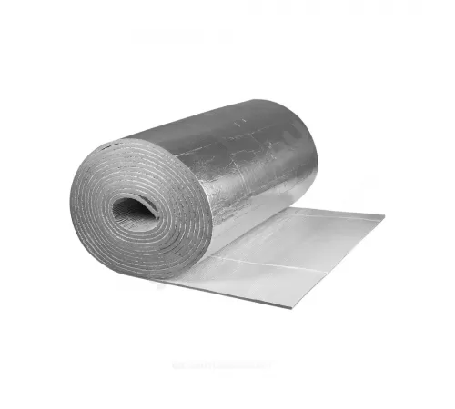 Рулон вспененный каучук Air AD 13/1,0-14 Тмакс=80°C серый самоклеящийся с покрытием METAL K-flex 80113210104MET