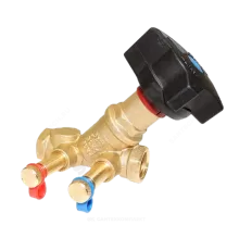 Клапан балансировочный ручной латунь STAD.BY-2 Ду 15 G1/2" Ру16 ВР Kvs=2.97м3/ч с измерительными ниппелями Цветлит ZW20045