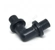 Угольник для PE-X труб аксиальный PPSU Дн 20 РОС