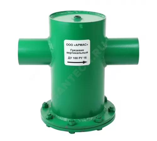 Грязевик вертикальный сталь Ду 50 Ру16 п/привар АРМАС
