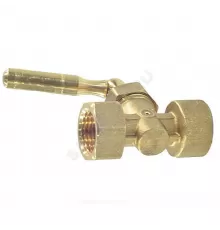 Кран для манометра 3-ходовой латунь 151 Ду 15 Ру16 ВР G1/2" с рукояткой без фланца Icma 90151AD05