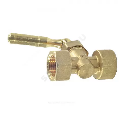 Кран для манометра 3-ходовой латунь 151 Ду 15 Ру16 ВР G1/2" с рукояткой без фланца Icma 90151AD05