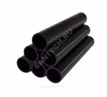 Труба ПЭ100 для х/в Дн 140х12,7 Ру16 SDR11 40C L=12м ГОСТ 18599-2001