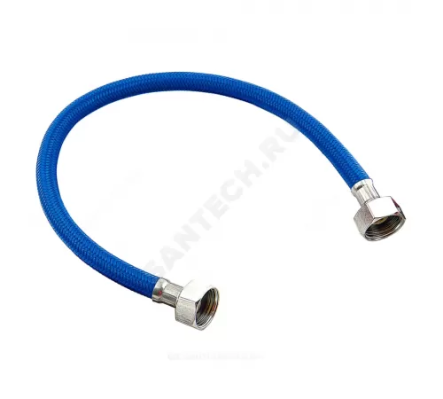 Подводка гибкая для воды нейлоновая оплетка 1/2" г-г L=0.5м Славен СЛ-ЗП-083