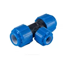 Тройник компрессионный ПЭ переходной Дн 40х32 Ру16 ТПК-АКВА 51403240