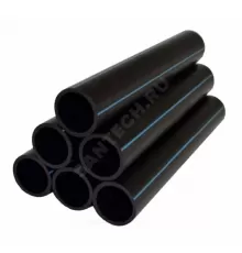 Труба ПЭ100 для х/в Дн 110х6,6 Ру10 SDR17 40C L=12м ГОСТ 18599-2001