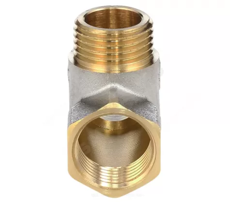 Тройник латунь никель Ду 20 (3/4") ВР/НР/НР Aquasfera 9035-02