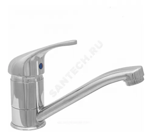 Смеситель для кухонной мойки одноручный короткий излив Стройка ЦС-СМ 27/1г D35 М-42 Центр Сантехники (Подольск) СТ300703.12
