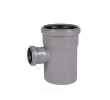 Тройник PP-H переходной серая HT HTEA Дн 90х75х87гр б/нап в/к Ostendorf 114410