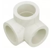 Тройник PP-R 2-двухплоскостной белый Дн 25 внутренняя пайка RTP (РосТурПласт) 31204