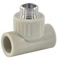 Тройник PP-R комбинированный серый Дн 32х1/2" НР VALFEX 10128232Г