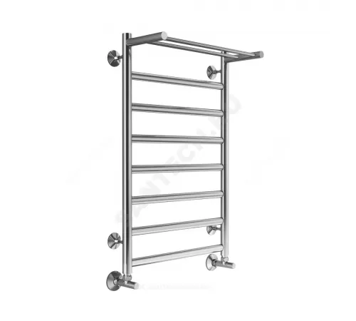 Полотенцесушитель водяной нерж сталь Лесенка (1/2") ВР 500х800мм 8П нижнее подключение Хендрикс Терминус 4670078530424