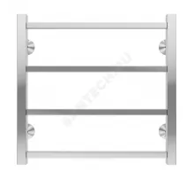 Полотенцесушитель водяной нерж сталь Лесенка Ду 15 (1/2") ВР 192 Вт 500х500мм 4П нижнее подключение б/к Ватикан Терминус 4670078543998