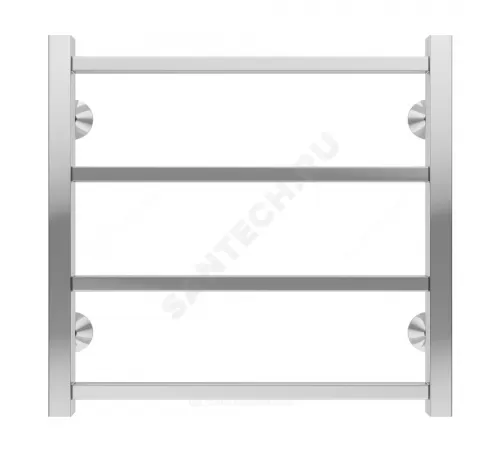 Полотенцесушитель водяной нерж сталь Лесенка Ду 15 (1/2") ВР 192 Вт 500х500мм 4П нижнее подключение б/к Ватикан Терминус 4670078543998
