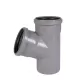 Тройник PP-H серая HT HTEA Дн 110х110х67гр б/нап в/к Ostendorf 115300