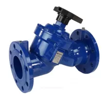 Клапан балансировочный ручной чугун Ду 600 Ру16 Тмакс=120 оС фл Kvs=4940м3/ч с измерительными ниппелями Benarmo