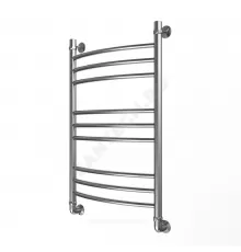 Полотенцесушитель водяной нерж сталь Лесенка Ду 25 (1") НР 400х400мм 4П нижнее подключение в/к соединитель (1"х3/4") Элит Элит-Металл В-31-01