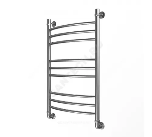 Полотенцесушитель водяной нерж сталь Лесенка Ду 25 (1") НР 400х400мм 4П нижнее подключение в/к соединитель (1"х3/4") Элит Элит-Металл В-31-01